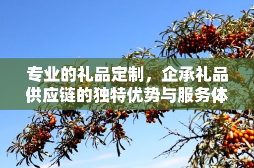 专业的礼品定制，企承礼品供应链的独特优势与服务体验